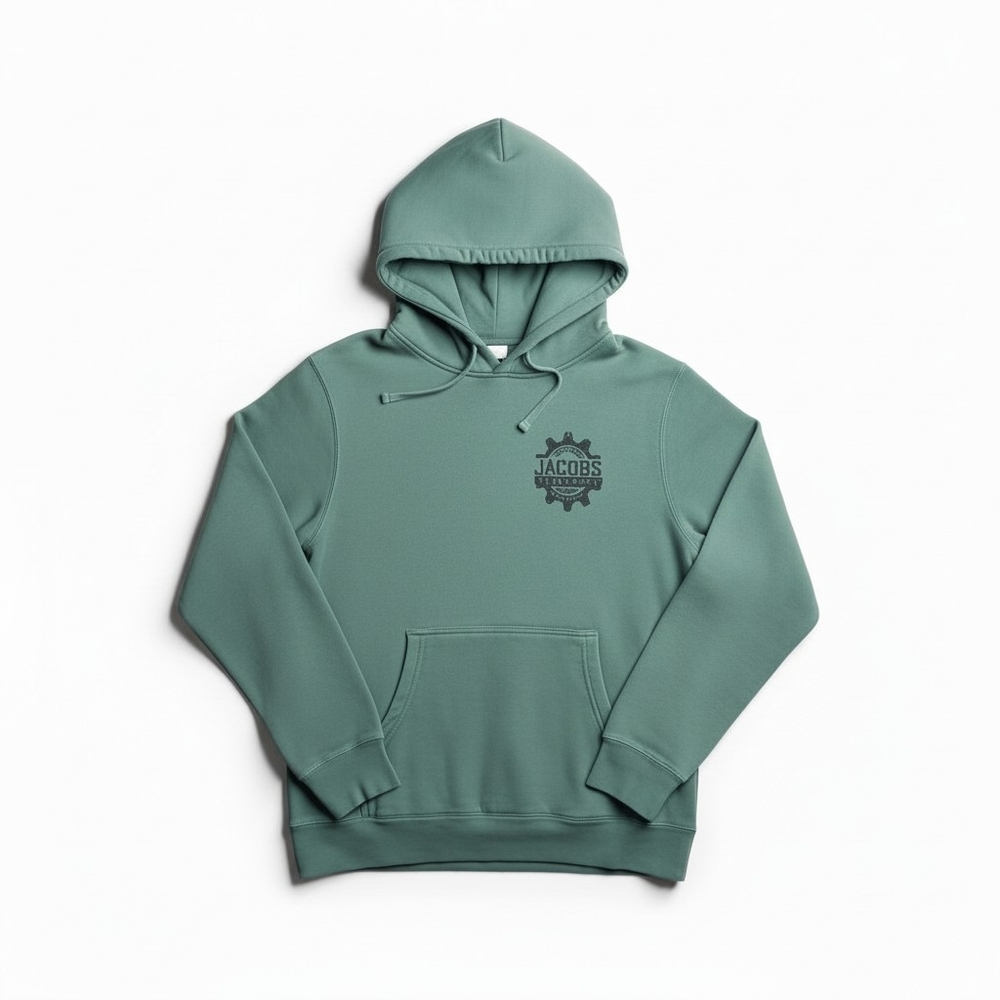 Jacobs Brewhouse Deadwood Green Graphic Pullover Hoodie